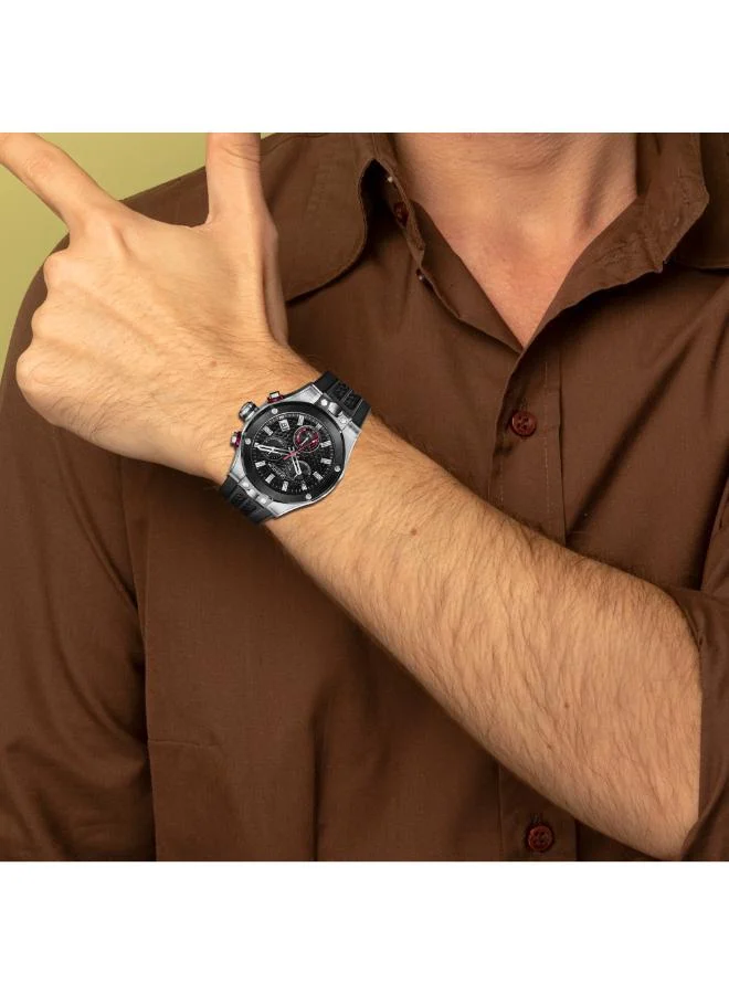 Quantum  Men's Silicone Analog Watch HNG1230.351 - 44 mm for Men | Best Price UAE